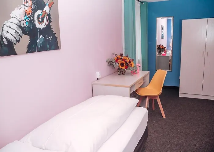 酒店 Smarthotel Flamingo Self Check-in Gießen